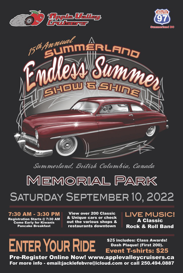 Endless Summer 2022 Event Poster - Show & Shine